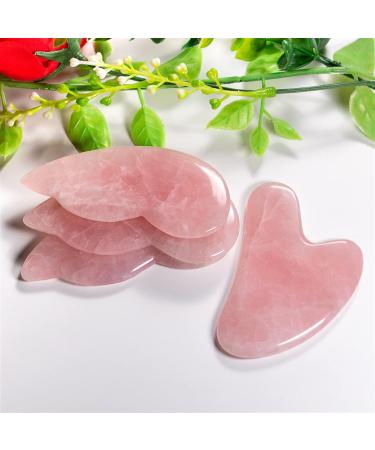 FACSER Natural Crystal Rough Pure Natural Rose Quartz Stone Gua Sha Scraping Board Face Neck Body Massagers Therapeutic and Skin Renewal Tool (Color : J) - Buy Online on GoSupps.com