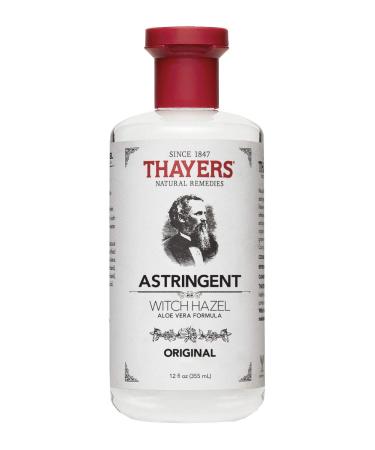 Thayers Witch Hazel with Aloe Vera Original Astringent 12 oz (Pack of 5)