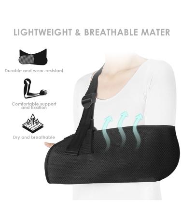 1 x Adjustable Mesh Arm Sling with Foam Padding Arm Support Shoulder Support Aid Suitable for - Buy Online on GoSupps.com