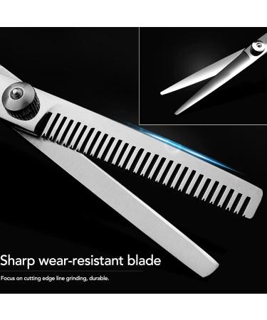 Professional 6.7-Inch Hair Scissors Set - Premium Hairdressing & Effilier Scissors for Men Women & Children - 10-Part Family Salon Kit - International Shipping Available - Buy Online on GoSupps.com