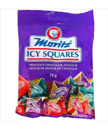 Moritz ICY Squares Chocolate 75g Pack of 4 - Buy Online on GoSupps.com
