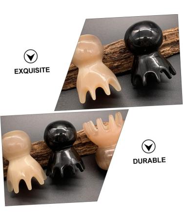Healeved 3 Pcs Octopus Massage Comb Tool - Yak Horn Massager for Relaxation & Wellness | International Shipping - Buy Online on GoSupps.com