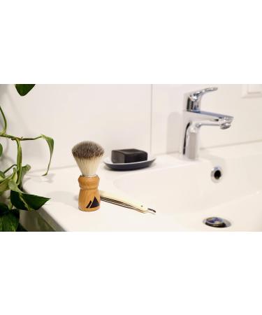 Econized Vegan Shaving Brush | High-Quality Beechwood Handle | International Shipping - Buy Online on GoSupps.com