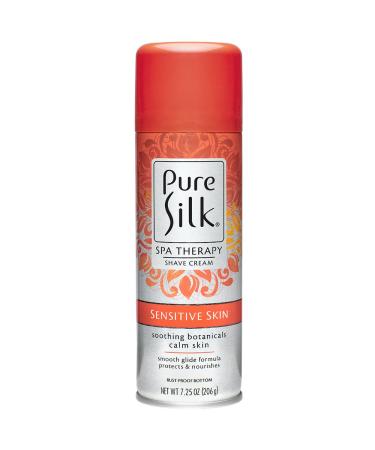 Pure Silk Sensitive Skin Spa Therapy Shave Cream for Women, 7.25 Oz