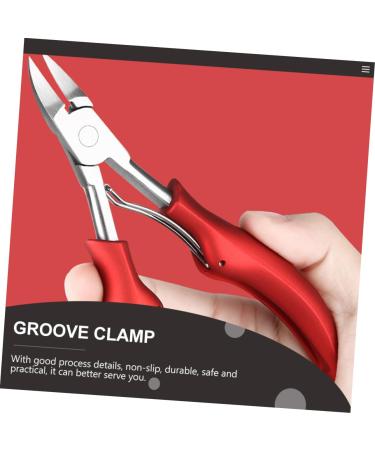Healeved 1pc Nail Clippers Nail Trimmer Nail Implements Nails Tools Bejeweled Kit Toenail Podiatrist Nail Jewelry Kit Toenail Clipper Red Stainless Steel Manicure Nail File 13.8x6.8cm - Buy Online on GoSupps.com