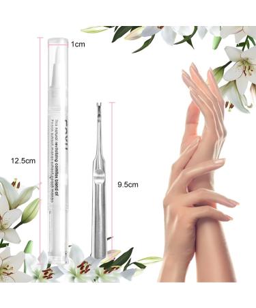 Nail Skin Oil & Care Stick - Cuticle Treatment Set | 3 Nail Oils Hardener Pen (4ml) for Healthy Nails - International Shipping Available - Buy Online on GoSupps.com