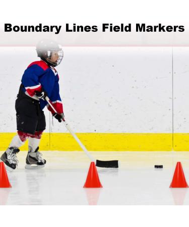 DUNCHATY 40 PCS 7 Inch Plastic Soccer Cones for Agility Training - 4 Colors 40Pack Sports Cones - Buy Online on GoSupps.com