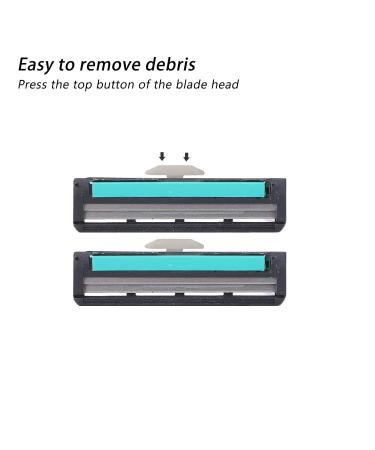 Travel Razor Set - 5 Blades & Handle with 6 Replacements | Sensitive Skin Shaving Starter Kit for Smooth Reusable Facial Cleaning - Buy Online on GoSupps.com