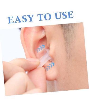 Buy 40pcs Silicone Protective Ear Plugs for Sleeping & Swimming - White 1 Count - Buy Online on GoSupps.com