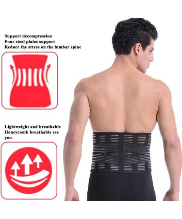 Derbut Adjustable Lumbar Support Belt | Back Pain Relief & Waist Trainer for Joint Hip & Sciatica Pain - Buy Online on GoSupps.com