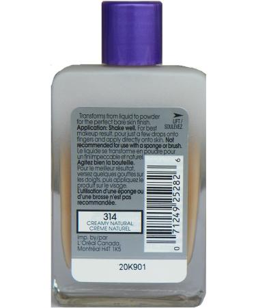 Loreal Magic Nude Liquid Powder 314 Creamy Natural - Lightweight Foundation - Buy Online on GoSupps.com
