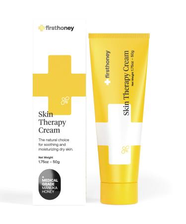 First Honey |Skin Therapy Cream |Nourishing Manuka Honey Skin Cream |Promotes Healthy hydrated Skin 100% Natural | 50g