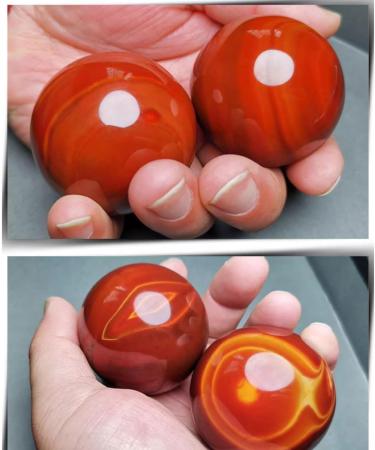 UN Stress Ball Ballstretcher - Magnetic Chinese Baoding Balls for Hand Therapy & Massage | 55mm Hand Exercise Balls for Stress Relief - Buy Online on GoSupps.com
