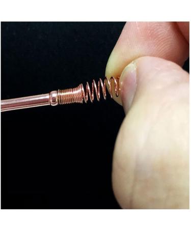 SSWERWEQ Ear wax removal tool Rose Gold Stainless Steel Spiral Earpick Ear Scoop Earwax Digging Tools Earwax Curette Spoon Care Ear Clean Toolear Cleaner (Color : 1pc silver) - Buy Online on GoSupps.com