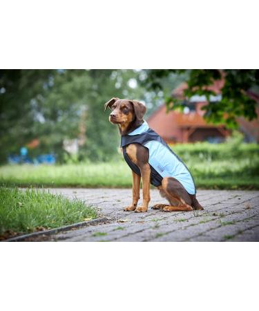 Wolters Easy Rain Jacket - Blue Rain Jacket for Dogs | Size 28 cm | International Shipping Available - Buy Online on GoSupps.com