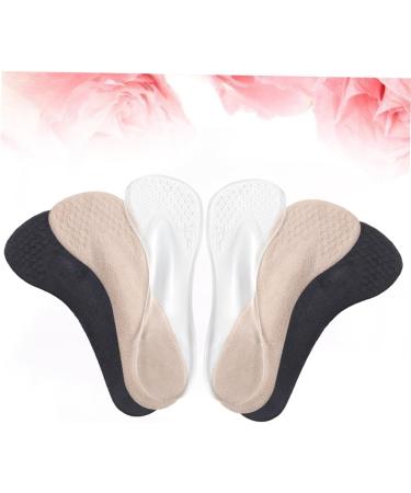 3 Pairs Arch Support Insoles for Women | Gel Inserts & Forefoot Cushion Pads for Heels | Comfortable Summer Sandals & Sweat Absorbent Shoe Inserts - Buy Online on GoSupps.com