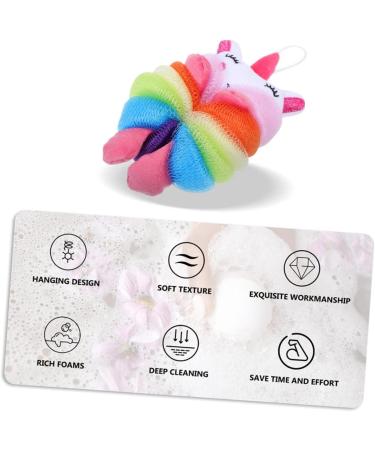 Beaupretty 4 pcs Children's Bath Balls & Sponges | Soft Exfoliating Shower Scrubs & Washcloths | Cute Baby Bath Accessories - Buy Online on GoSupps.com