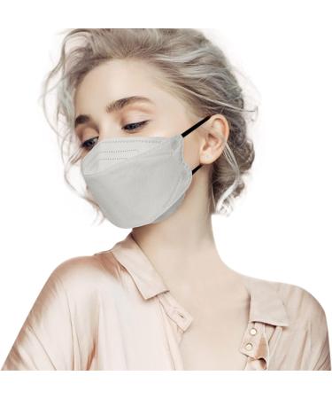 50 Pieces Adult Dustproof 3D Foldable Protection Masks - Beautiful Fish Shape Breathable Mouth-Nose Protection for Men & Women - Monkey Color - Buy Online on GoSupps.com