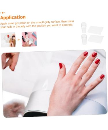 FRCOLOR Silicone Nail Tools 2 Sets Nail Stamp Handle Abs Soft Head Clear Nail Stamper 6.2X3X3CM Assorted Color - Buy Online on GoSupps.com