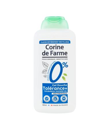 Corine de Farme Corine de Farme - Hypoallergenic Shower Gel 0% Tolerance+ - High tolerance for sensitive skin - pH neutral soap-free and dye-free - 500 ml
