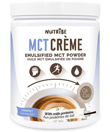 Nutribe MCT Cream 300g Creamy Recipe MCT Oil Powder C8-C10 Coconut Keto Diet & Intermittent Fasting - Buy Online on GoSupps.com