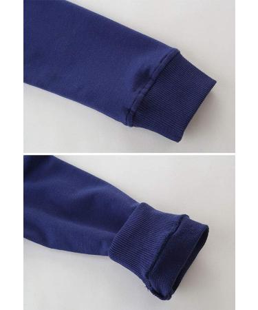 Girls Cotton Sweatshirt - Long Sleeve Casual Jumper for Toddler Girls | Ages 1-12 | Blue | Size 5-6 Years - Buy Online on GoSupps.com