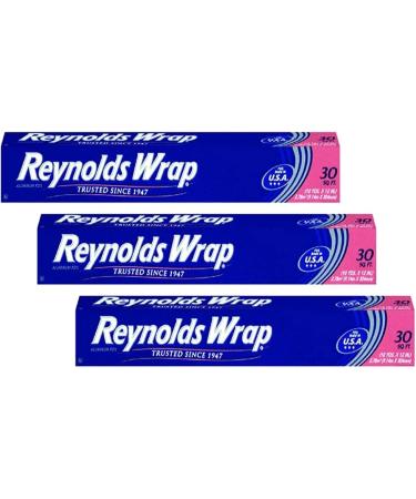 Reynolds Wrap Aluminum Foil 10yd x 12 30 Sq. Ft Boxed - Pack of 3 | High-Quality Kitchen Essential - Buy Online on GoSupps.com