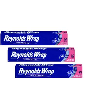 Reynolds Wrap Aluminum Foil 10yd. X 12", 30 Sq. Ft Boxed (Pack of 3) - Buy Online on GoSupps.com