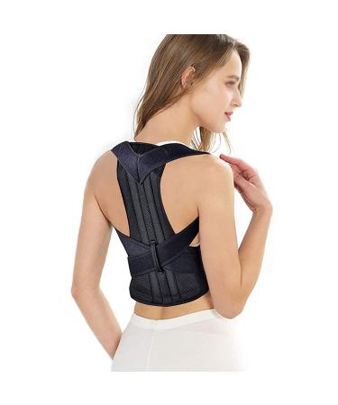 Posture Corrector Back Brace For Men And Women- Lumbar Support Belt Adjustable Straightener For Mid Upper Spine Support- Neck Shoulder Clavicle Pain Relief Corrector (Size : 4XL)