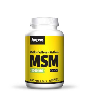 Jarrow Formulas MSM 1000 mg 200 Veggie Caps