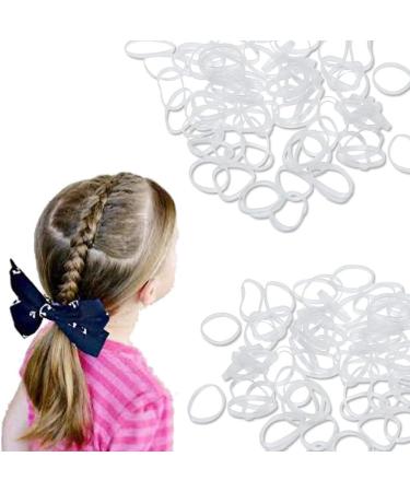200 Clear Hair Bobbles Snags Bobbles Accessories Elastics Plait Ponytail Ladies Girls Mens Beard - Buy Online on GoSupps.com