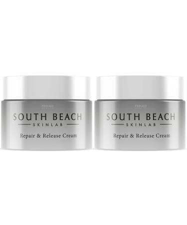 (2 Pack) South Beach Cream - SouthBeach Advanced Antiwrinkle South Beach Repair and Release Cream South Beach Skin Lab Neck Firming Cream SkinCare all in One Anti-Aging Peptide Cream For 60 Days