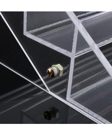 Acrylic lipstick jewelry display stand nail polish holder 5 clear layers makeup cosmetic - Buy Online on GoSupps.com