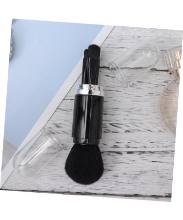 Retractable Makeup Brush Set - 4-in-1 Double-Ended Brush - Compact & Travel-Friendly | Buy Black Makeup Brushes Online - Buy Online on GoSupps.com