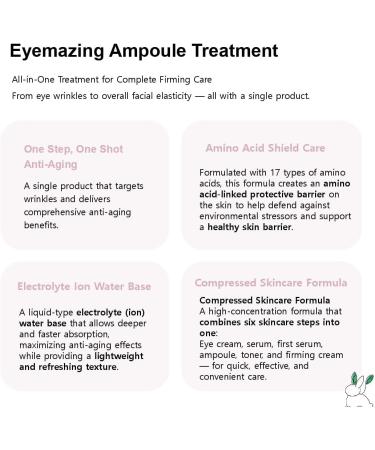 Tomotokki Eyemazing Ampoule 200ml (Eye to Face All-in-One 4-in-1 Firming Care) - Buy Online on GoSupps.com