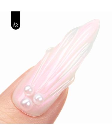 Beetles 2-in-1 Pearlescent Glitter Gel Polish - No Wipe Top Coat | Long Lasting UV & LED Gel Nails | 15ml - Buy Online on GoSupps.com