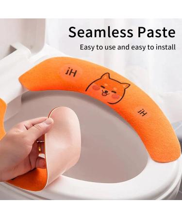 Toilet Seat Cushion Padded Toilet Seat Cushions Washable Toilet Seat Cushion Soft Warmer for Bathroom - Buy Online on GoSupps.com