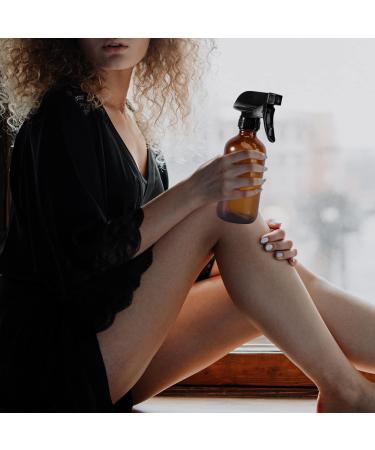 Buy Lurrose 250ml Empty Brown Glass Spray Bottles - Refillable Container for Beauty Hair Essential Oils Water & Cleaning - International Shipping Available - Buy Online on GoSupps.com