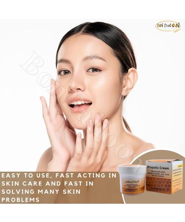 Bee Propolis Herbal Cream with Bee Wax & Aloe Vera - Natural Soothing Skin Care for Body, Face, and Hands (2.11 oz / 60 gm) - Buy Online on GoSupps.com