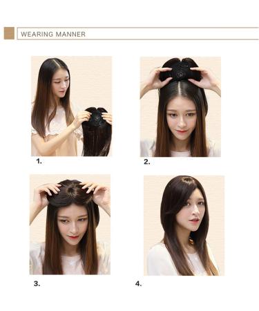 Buy Human Hair Toupee with Side Bangs for Women - 12 Inch Chestnut Brown Wig for Thinning Hair - International Shipping Available - Buy Online on GoSupps.com