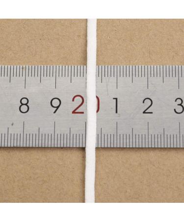 White Elastic Cord String for DIY | 1/8 Inch Width | Swing Earloop Holder Rope - Buy Online on GoSupps.com