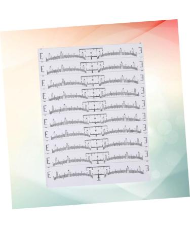 NOLITOY 100pcs Disposable Eyebrow Ruler Disposable Eyebrow Template Eyebrow Shaper Ruler Caliper Major - Buy Online on GoSupps.com