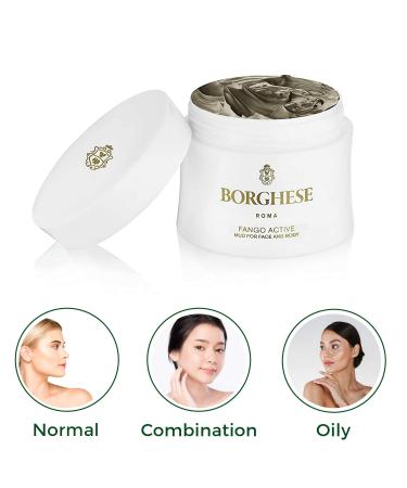 Borghese Fango Active Mud for Face and Body - Detoxify and Revitalize Your Skin - Buy Online on GoSupps.com