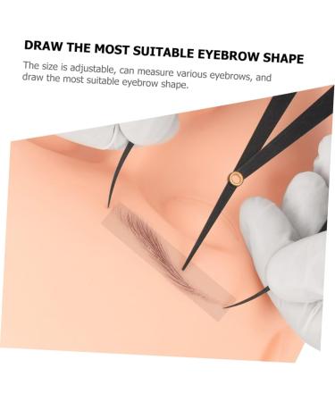 FOMIYES Tool Balance Caliper Ruler Eyebrow Grooming Ruler Eyebrow Ruler Measuring Ruler Curve Scale - Buy Online on GoSupps.com