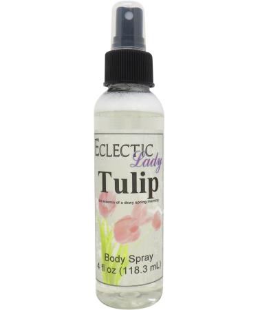 Tulip Body Spray 4 ounces Body Mist for Women with Clean Light & Gentle Fragrance Long Lasting Perfume with Comforting Scent for Men & Women Cologne with Soft Subtle Aroma For Daily Use 4 Fluid Ounces