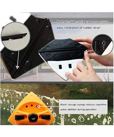 Magnetic Hallow Two-Sided Glass Wiper Household Window Cleaner Glass Brush for High-Rise and Car Glazed Windows Thickness 20-30mm - Buy Online on GoSupps.com