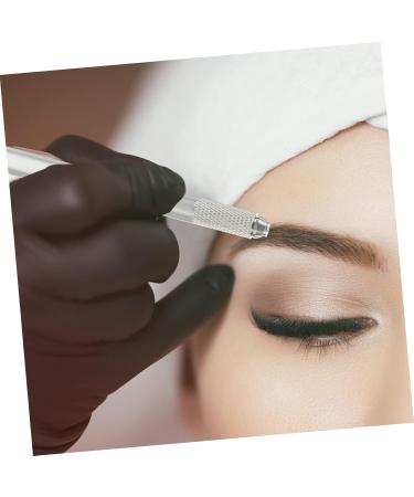 WOFASHPURET Eyebrow Makeup Pen double head tattoo pen tattooing brow pen Pen tool brow makeup pen eyebrow pencil manual Tattooing Brow Pencil 1 count (Pack of 1) Silver - Buy Online on GoSupps.com