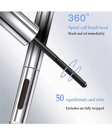  LINGJIONG metal curling waterproof mascara long lasting no burrs for summer party dating shopping office and daily life - Buy Online on GoSupps.com