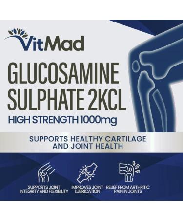 Glucosamine Sulphate 2KCl 1000mg Capsules - Joint Health Support | 60 Count - Buy Online on GoSupps.com