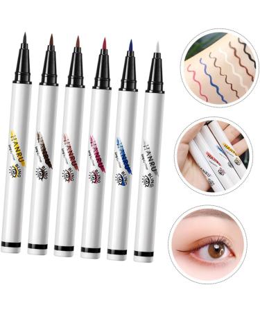 FRCOLOR 24 Pcs Eye Liner Pencils Red Eyeliner Liquid Eyeliner Pencil Eye Makeup Tool Abs Miss Water Proof - Buy Online on GoSupps.com